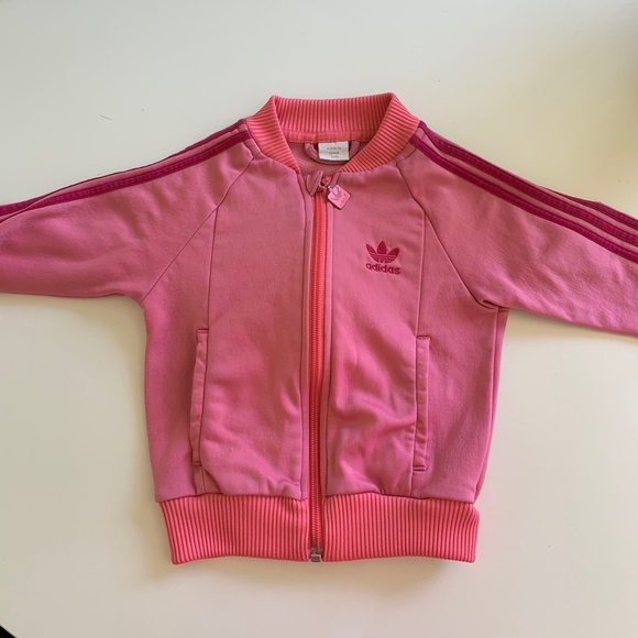 PINK ADIDAS TRACK SUIT JACKET - Picture 8 of 8